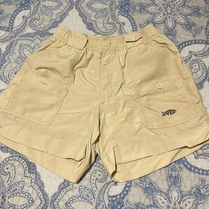 Size 30, light tan boys Aftco shorts